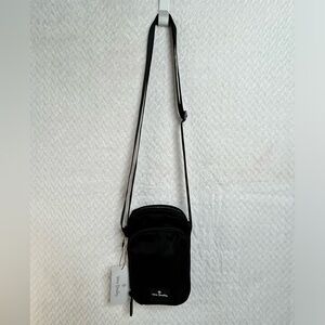 Vera Bradley Black Lighten Up RFID Mini Hipster - NWT